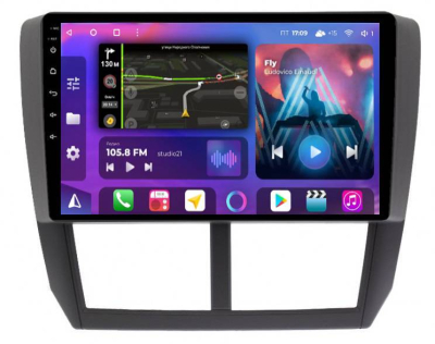 Штатная магнитола для Subaru Forester (2008-2012), XV (2008-2012) на Android 13, QLED/2K, 4G - FarCar S500 Plus (062M)