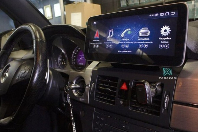 Монитор 12.3" для Mercedes-Benz GLK 2008-2012 NTG 4.0 на Android 12, 4G, Carplay - Parafar PF7153A12GLK8/128