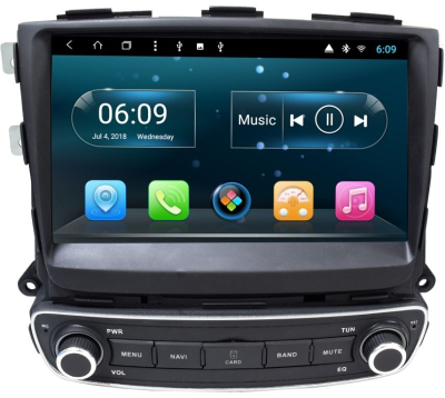 Штатное головное устройство Kia Sorento 2012-2015 XM high на Android 9.0 CARMEDIA KR-9275-DSP