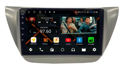 Штатная магнитола Mitsubishi Lancer 2000-2010 (СЕРАЯ) на Android 11, DSP, 4G, IPS / QLED 2K, Carplay - Cardrox CD-4324