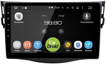 Штатная магнитола CarDroid RD-1140F для Toyota Rav4 2009-2013 (Android 10) DSP
