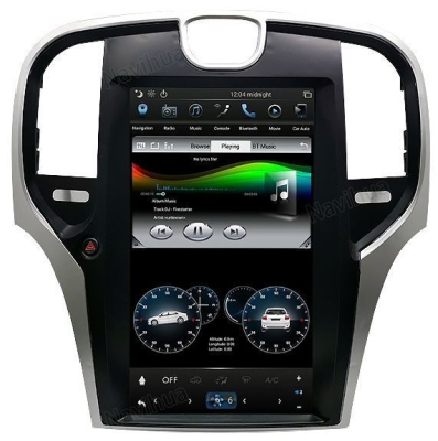 Штатное головное устройство Tesla для Chrysler 300C 2013-2016 на Android 9 Carmedia NH-1301