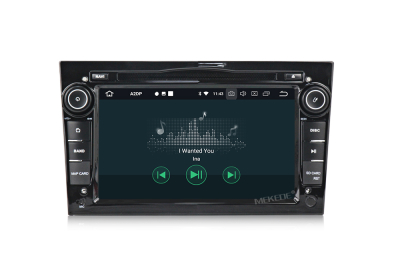 Штатное головное устройство Opel Astra H, Vectra С, Corsa D, Antara, Vivaro, Meriva, Zafira (черный лак) на Android 10 Carmedia MKD-7408-P30-b