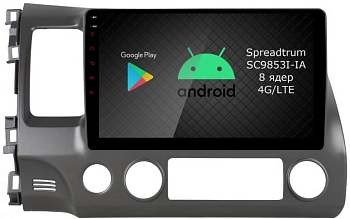 Штатная магнитола Roximo RI-1911-8 для Honda Civic 8 на Android 12 (8/128Gb)