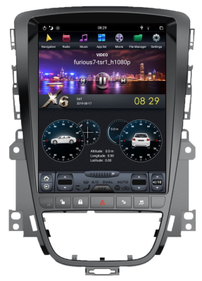 Магнитола Tesla для Opel Astra j 2010-2015 Carmedia ZF-1227 Android 8.1 TESLA