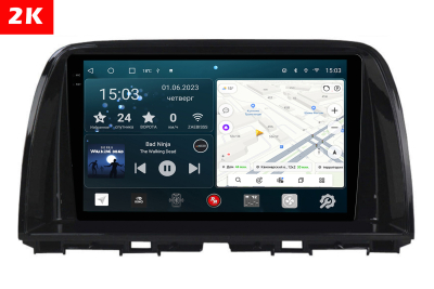 Автомагнитола штатная с 2K экраном Redpower 75012 на Android 10 для Mazda 6 3-поколение (08.2012-01.2015)