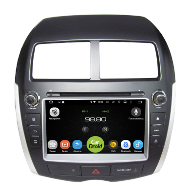 Штатная магнитола Roximo CarDroid RD-2604D для Mitsubishi ASX (Android 8.0) DSP