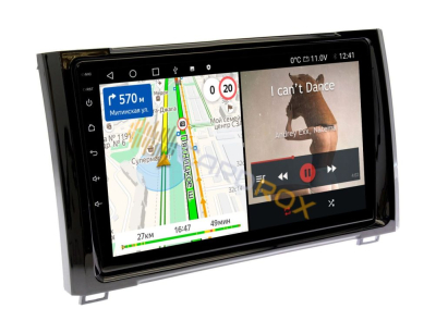 Штатная магнитола Toyota Tundra 2014-2021 черный глянец на Android 11 - Cardrox CD-4168M
