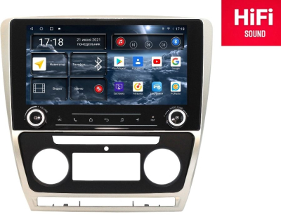 Автомагнитола штатная Redpower K75005 на Android 10 для для Skoda Octavia A5 (02.2004-04.2013) Климат