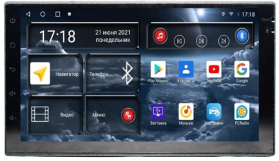 Автомагнитола штатная RedPower 71000 на Android 10 Universal 2Din (сенсорные кнопки)