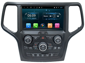 Штатное головное устройство Jeep Grand Cherokee 2013+ черная на Android 9.0 CARMEDIA KR-9176-DSP