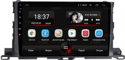 Штатная магнитола VOMI AK389R10-MTK Toyota Highlander 2014+ на Android 10
