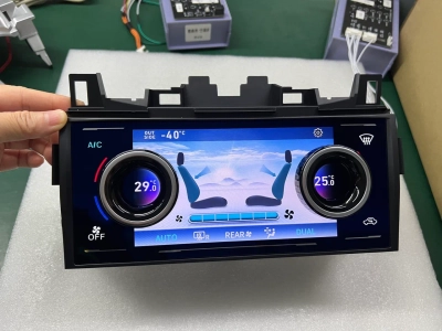 Панель климата для Toyota Land Cruiser 200 2007-2015 (для любых комплектаций авто) - Carmedia ZH-T1290H