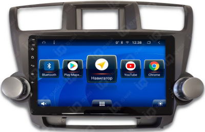 Автомагнитола на Android 8.1.0 IQ NAVI T58-2915CFHD Toyota Highlander II (XU40) (2007-2014)