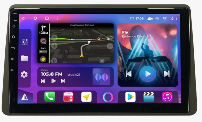 Штатная магнитола для Renault Arkana 2019+, Duster 2020+ на Android 13, QLED/2K, 4G - FarCar S500 Plus (1219M)