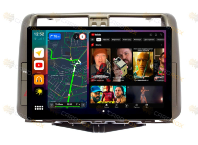Штатная магнитола Toyota Land Cruiser Prado 2009-2013 Для авто с 3 камерами на Android 10, DSP, 4G, IPS, Carplay - Cardrox CD-4831-13 (11-13 дюймов)