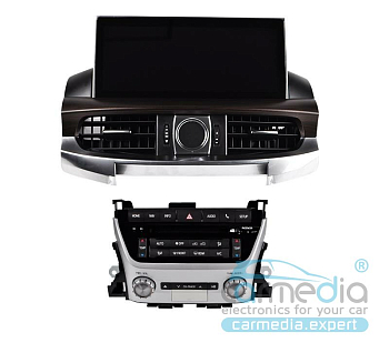 Магнитола для Toyota Land Cruiser 200 2016-2021 (без отдельного экрана климата) на Android 10 - Carmedia DAFT-2769