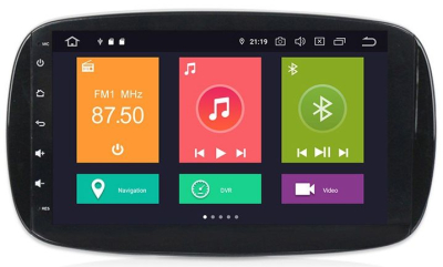 Штатная автомагнитола Mercedes Smart 2015-2017 Carmedia MKD-M901-P30 Android 10 DSP