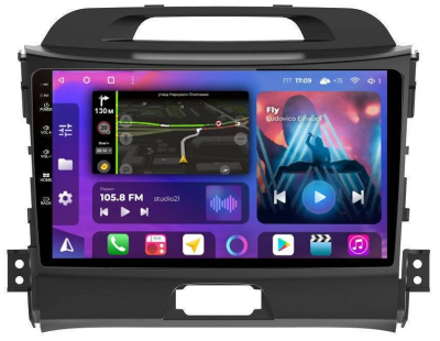 Штатная магнитола для Kia Sportage 2010-2016 на Android 13, QLED/2K, 4G - FarCar S500 Plus (537M)