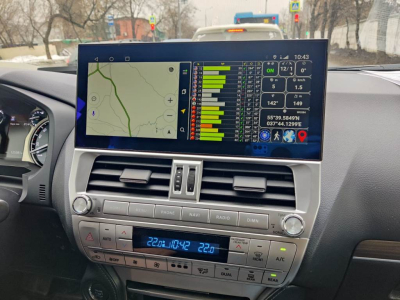 Магнитола для Toyota Land Cruiser Prado 150 2017+ на Android 12 - Carmedia ZH-T1211