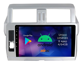 Штатная магнитола для Toyota Land Cruiser Prado 150, 2013-2017 на Android 14 - Airoc RMN-1116 Штатная магнитола для Toyota Land Cruiser Prado 150, 2013-2017 на Android 14 - Airoc RMN-1116