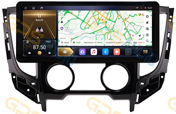 Штатная магнитола 12-14,6" для Mitsubishi Pajero Sport, L200 2017+ (кондиционер) (стиль LUX ONE) - Carmedia OL-9567-1