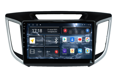 Автомагнитола штатная с 2K экраном RedPower 71025 Slim на Android 10 для Hyundai Creta