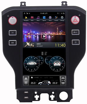 Магнитола Tesla для Ford MUSTANG NEW на Android 9.0 Carmedia ZF-1103-DSP