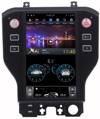 Магнитола Tesla для Ford MUSTANG NEW на Android 9.0 Carmedia ZF-1103-DSP