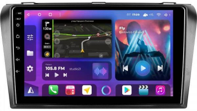 Штатная магнитола для Mazda 3 2004-2009 на Android 13, QLED/2K, 4G - FarCar S500 Plus (161M)