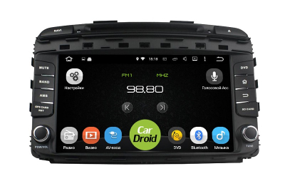 Штатная магнитола Roximo CarDroid RD-2307D для KIA Sorento 3 Prime, 2015-2016+ (Android 9.0) DSP