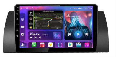 Штатная магнитола для BMW X5 (E53) 2000-2007, 5 (E39) 1996-2003 на Android 13, QLED/2K, 4G - FarCar S500 Plus (395/707M)