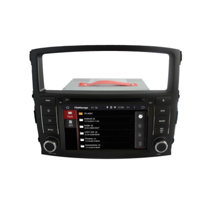 Штатное головное устройство Mitsubishi Pajero IV 2006-2015 (V97/V93) на Android 9.0 Carmedia KD-7054-P6
