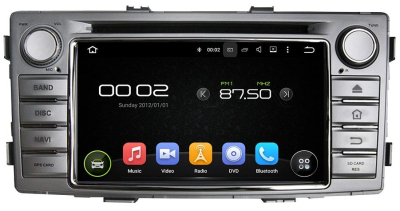 Штатная автомагнитола Toyota Hilux, Fortuner 2011-07.2015 Carmedia KD-6230-P6 Android 9.0 DSP