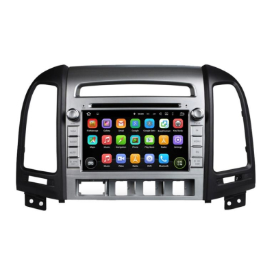 Штатная автомагнитола Android 10 Carmedia KD-7021-P30 для Hyundai Santa Fe 2006-2010 (3 отверстия под кнопки)