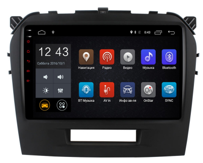 Штатное головное устройство SUZUKI Vitara 2015+ на Android 6.0 Carmedia NM-095-MTK