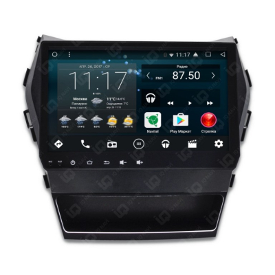 Автомагнитола на Android 8.1.0 IQ NAVI T58-1607C Hyundai Santa Fe (DM) (2012-2018)