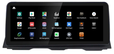 Штатная автомагнитола BMW 5 F10 / F11  2010-2013 CIC Carmedia XN-B1008H Android 10