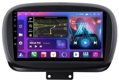 Штатная магнитола для Fiat 500X 2014+ на Android 13, QLED/2K, 4G - FarCar S500 Plus (1230M)