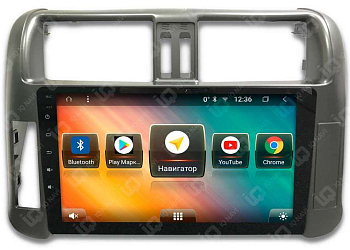 Автомагнитола на Android 8.1.0 IQ NAVI TS9-2911PFHD для Toyota Land Cruiser Prado 150 (2009-2013) 9" DSP (4 CH) + 4G SIM