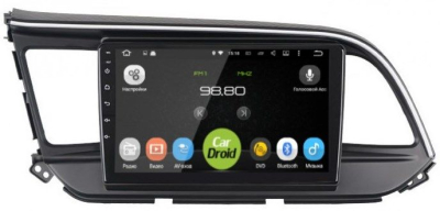 Штатная магнитола CarDroid RD-2026F для Hyundai Elantra 6 2019 (Android 10) DSP