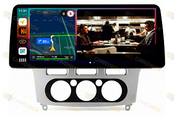 Штатная магнитола Ford Mondeo 4 2007-2010 дорестайл (кондиционер) Серебро (SYNC не поддерживает) на Android 10, DSP, 4G, IPS, Carplay - Cardrox CD-4150-12 (12 дюймов)