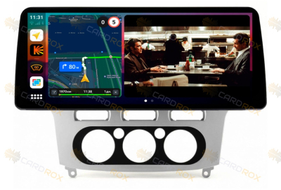 Штатная магнитола Ford Mondeo 4 2007-2010 дорестайл (кондиционер) Серебро (SYNC не поддерживает) на Android 10, DSP, 4G, IPS, Carplay - Cardrox CD-4150-12 (12 дюймов)