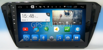 Головное устройство Skoda Superb 2015+ на Android 6.0.1 CARMEDIA QR-1037