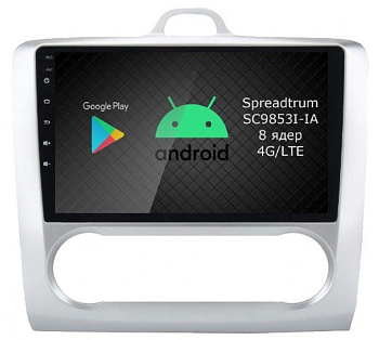 Штатная магнитола Roximo RI-1702A-8 для Ford Focus 2 auto-cond, 2008-2011 на Android 12 (8/128Gb)