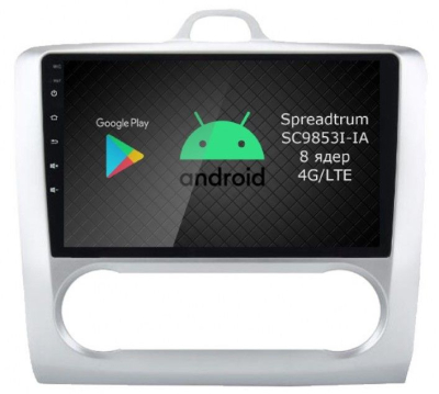 Штатная магнитола Roximo RI-1702A-8 для Ford Focus 2 auto-cond, 2008-2011 на Android 12 (8/128Gb)