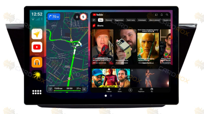 Штатная магнитола Volkswagen Touran 2016+ на Android 10, DSP, 4G, IPS, Carplay - Cardrox CD-4569-13 (11-13 дюймов)