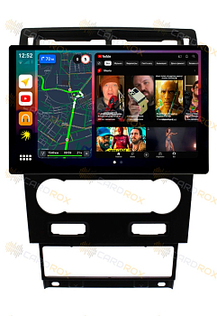 Штатная магнитола Ford Mondeo 3 2004-2007 рестайлинг, матовая рамка на Android 10, DSP, 4G, IPS, Carplay - Cardrox CD-4454-13 (11-13 дюймов)