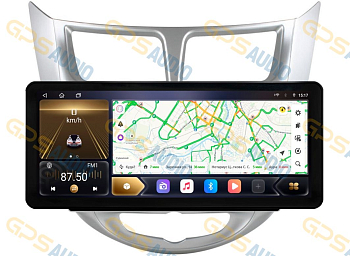 Штатная магнитола 12-14,6" для Hyundai Solaris 2011-2016 (стиль LUX ONE) - Carmedia OL-9707