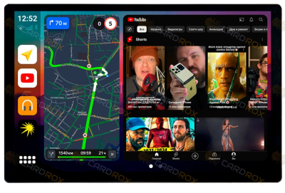 Штатная магнитола Kia Sorento 2013-2020 ХМ рестайлинг (в панель) (для авто без цветного монитора) на Android 10, DSP, 4G, IPS, Carplay - Cardrox CD-4664-13 (11-13 дюймов)